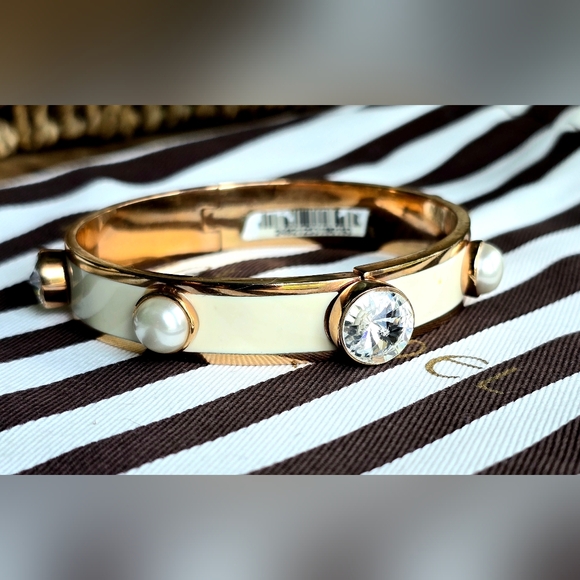 Henri Bendel Rose Gold Bangle Bracelet NWT - Picture 1 of 7
